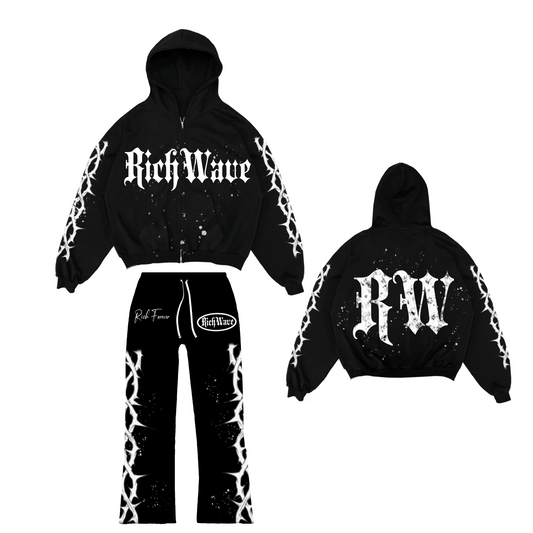 Rich Wave Sweatsuit “Black”